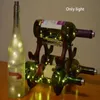 LED Wine Bottle String Light Home Bistro Wine Bottle Starry Bar Party Valentines Wedding Decor Lamp Battery Powered