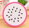 DHL Fruit Silicone Cup Mat Pads Kaffe Kopp Dryck Coasters Dining Table Placemats Desk Tillbehör 6 Färg Sn4323