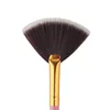 Fan Shape Powder Concealer Blending Finishing Highlighter Highlighting Makeup Brush Nail Art Brush for Makeup F3284