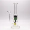 12,8 inch waterpijpen waterboom Perc Little Bird glazen bong met 18 mm matte kom transparant glazen pijpen