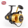 PENN Spinfisher V 3500-10500 Roue étanche Spinning 5 + 1 Roulements Big Sea Salt Water Boat Gear Slammer Drag SSV Moulinet