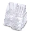 Acrylic Makeup Storage Case Nail Polish Rack Läppstift Kosmetisk Förvaring Boxhållare Makeup Brush Makeup Organizer