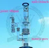 Bong water pipe hookah dab rig oil rigs glass bongs recycler new diamond with quartz nail