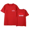 Женская футболка по прибытии Красный бархатный концерт Redmare O шеи футболка KPOP Unisex мода с коротким рукавом топ