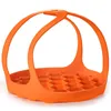 Cuisinière à pression Sling Silicone Steamer Bouilloire Chaudière Poignée Porte-tampon Panier Panier Panier Panier Multif Fonction Temple Résistant à la chaleur Outils de cuisine