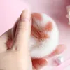 Griffe de chat belle brosse de maquillage de fond de teint fibre synthétique cheveux court manche de bouleau brosse pour le visage Adorable beauté outil de maquillage