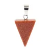 Fashion surprise gem pendant set 12 mixed color semi-precious stone natural agate crystal pendants