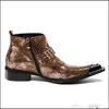 Mann plus handgefertigtes Alligator Fashion Speced Toe Cowboy Motorrad männliche Paty Prom Schuhe echte Ledermänner S Ankle Boots Stiefel