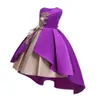 Детские платья для девочек Элегантное платье принцессы Цветочные девушки платья для вечеринки и свадебного платья Летняя детская одежда 2-10 года