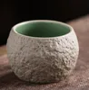 Tazza da tè in ceramica grossa giapponese Tazza da ufficio in ceramica per tazza da tè Puer Set da tè Kung Fu in porcellana