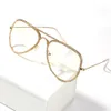 Wholesale-New Fashion Gold Silver Plated Bling Diamond Glasses Frames for Men and Women Iced n Hip Hop Plain Glass Rapper Jewelry Glasses
