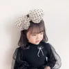 2020 Mori Hair Band Dot Mesh Gauze Osaka Bow Children's Headdress