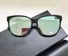 Дизайнер моды SL M23 черный / серебряные солнцезащитные оплонности унисекс дизайнер солнцезащитные очки вождения очки M23 кошка глаз солнцезащитные очки новые с коробкой