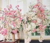 30 peças flores artificiais de cerejeira, ramo de flores penduradas na parede sakura 150cm para peças centrais de casamento flores decorativas artificiais 2470155