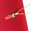 Portugal kaart hanger ketting vlag gouden kleur sieraden Portugees PRT voor vrouwen gift