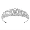 Nova chegada princesa lindos acessórios de cabelo tiaras de noiva cristais strass noiva headpieces festa de casamento coroa de cabelo 8607627