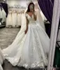 الفاخرة قبالة الكتف الرباط يزين الطيات فساتين زفاف الأميرة فستان الزفاف أثواب الزفاف vestidos دي mariee vestidos رداء مخصص