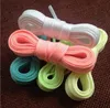 Luminous Shoelace Flat Shoe Laces Glow In The Dark Night Colorful Fluorescent Light Up Sport Shoelaces Adults Kids Christmas Day Party