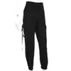 Streetwear Cargo Pants Women 3 Color Joggers Black High Waist Pants Women Loose Female Trousers Korean Style Ladies Capri