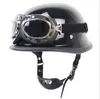 Motorcycle rétro demi-casque Protection de conduite extérieure avec capacete de verre pour locomotive moto dot11228116