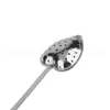 Heart Shape Stainless Steel Silver Tea Leaf Herbal Filter Infuser Spoon Strainer Practical Kitchen Tools RRA1855