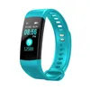 1 pcs en gros Y5 montre-bracelet à puce 6 couleur écran bracelet de fréquence cardiaque activité fitness tracker Smart Bracelet