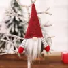 2019Christmas Faceless Gnome Père Noël Arbre De Noël Suspendu Ornement Poupée Décoration Décorations De Noël Cadeau De Noël Poupée Arbre Pendentif Vieil Homme