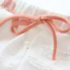 도매 2pcs 세트 캐주얼 아이 의류 아기 여자 옷 세트 여름 심장 인쇄 소녀 탑 셔츠 반바지 아이