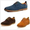 Herenschoenen Eleganta skor Män Oxfords Klänning Skor Äkta Läder Cow Suede Plus Size Derby Prom Formal Bröllop Skor Man Mocassin Homme