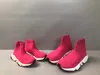 Stretch Fabric Ankle kids boots girls school runners sneakers pink color fashion trainers kid shoes toddlers black socks running shoe 24-35