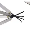Transparentes Cutaway-Übungsvorhängeschloss mit 7 Stiften und 16-teiligem Trainings-Dietrich-Set aus Edelstahl für Schlosserwerkzeuge