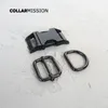 10 stks lotmetal gesp passen gesp D ring set 25mm diy halsband accessoire duurzame en sterke hardware Kirsite slider 7 kinds213x