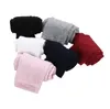 Girl Candy Color Stretch Pants Knitted Bottom Socks Leggings Kids Solid Tights Mid Waist Warm Cotton Fashion Pants Baby Clothing D-6380