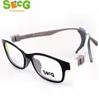 SECG optique enfants lunettes cadre TR90 Silicone lunettes enfants flexibles protection enfants lunettes dioptrie lunettes caoutchouc8063676