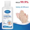 Aliver Hand Sanitizer 50ml Travel Portable Sterilization 75% Medicinsk alkoholgel anti-bakterier Snabbtorkande handrenare