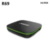 R69 Android 7.1 Akıllı TV Kutusu Allwinner H3 Quad-Core 2.4G WiFi Set Üst Kutu 1G 8G 1080P 1GB 8GB Medya Oynatıcı