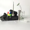 e cig kit iniciante Dnail Kits E-Nail enail com aquecedor de bobina WAX erva seca Vaporizador De água de vidro Bong titânio Carb Cap Ti Nail