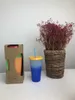 700ml Multicolor Temperature Changing Cup Plastic Insulated Drinking Tumbler With Lids and Straws Magic Coffee Mug Water Bottle 08