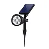태양 잔디 빛 IP65 방수 스포트 라이트 야외 정원 스포트 라이트 안뜰 풍경 경로 빛 장식 조명 태양 램프
