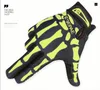 Herrendesigner Biker Rennhandschuhe Sommer Winter Fünf Finger Handschuhe Finger geschütztes Schädel bedruckt atmungsaktive Handschuhe3845784