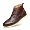 Inverno Suede Homens de alta top Designer botas de amarrar sapatos de couro de casamento Austrália Mens Martin Botas Alpercatas negócio com caixa