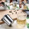 с 2 ручками чай Infusers корзина многоразовые тонкой сетки ситечко для чая крышка чай и кофе фильтры из нержавеющей стали