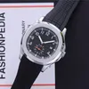 Wysokiej jakości męskie zegarki kwarcowe gumowy pasek sportowy zegarek japońska bateria nautilus mała robota splash wodoodporna designerska ręka Montre de Luxe