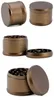 New Arrival Matte-color Herb Grinders 4 Part Diameter 65MM Aluminum Alloy Tobacco Grinder Sector Shape Teeth Tobacco Crusher