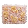 60x40cm Varje bit Peony Hydrangea Rose Flower Wall Panels för bröllopsbakgrund Centerpieces Party Decorations 12st / Lot