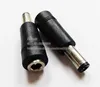 Connectors DC 4 0x1 35mm Female to DC-5 5x2 5mm Compatible5 5x2 1mm Male Plug Power Adapter Connector 10PCS2839