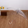 clear transparent rain umbrella Dome Umbrellas Long Handle umberella PVC Rain Dome Bubble Rain Sun Shade