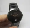New fashion man watch quartz movement watches for Men wrist watch black ceramic wristwatches rd26330U