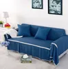 La última funda de sofá de tela de color sólido de 215*300CM, funda de sofá, combinación de sofá, toalla universal, funda completa, compatible con personalización