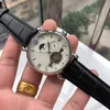 Top Mens Zegarki Wristwatches Mechaniczne Automatyczne Wszystkie Subdials Work Koła zamachowe Male Moda Watch dla Męskie Prezent